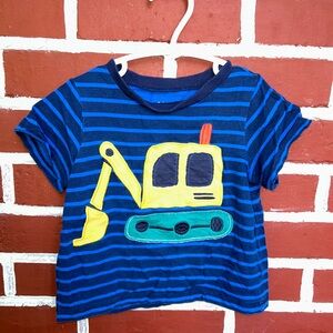 First impressions | striped short sleeve t-shirt | size 24m